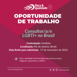 Consultor/a/e LGBTI+ no Brasil
